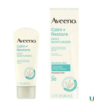 Aveeno Calm + Restore Daily Moisturizer Mineral Sunscreen