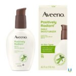 Aveeno Positively Radiant Face Moisturizer Broad Spectrum SPF 15