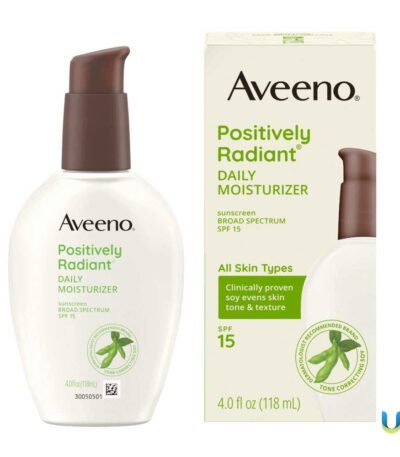 Aveeno Positively Radiant Face Moisturizer Broad Spectrum SPF 15