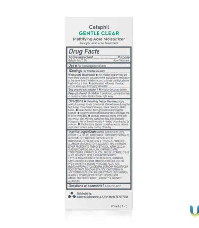 Cetaphil Gentle Clear Mattifying Acne Moisturizer
