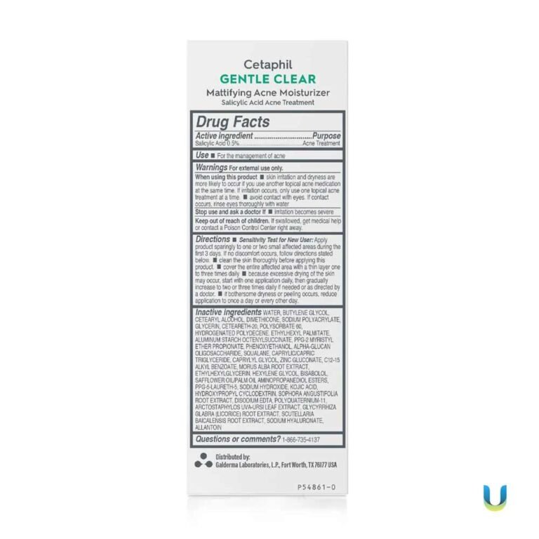 Cetaphil Gentle Clear Mattifying Acne Moisturizer