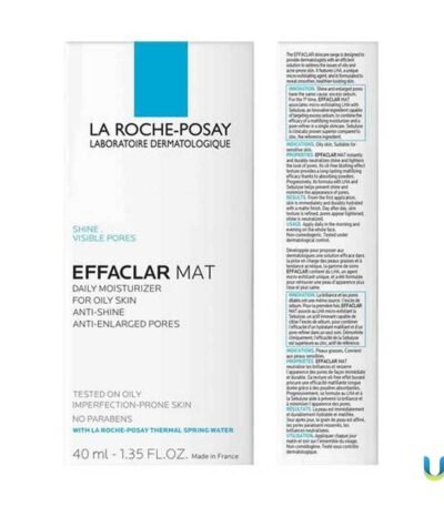 La Roche Posay Effaclar Mat Mattifying Moisturizer for Oily Skin